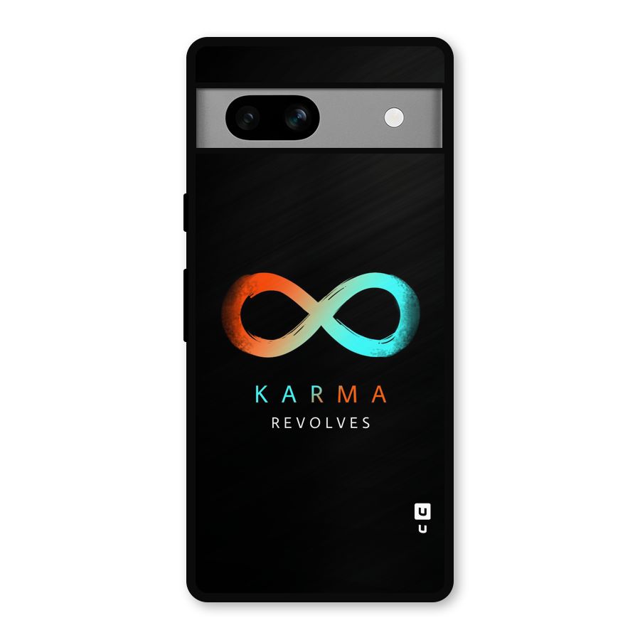 Karma Revolves Metal Back Case for Google Pixel 7a