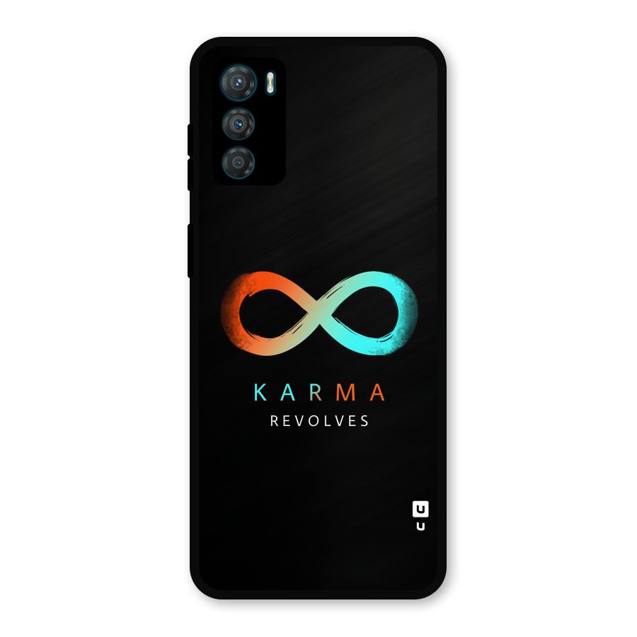 Karma Revolves Metal Back Case for Moto G42
