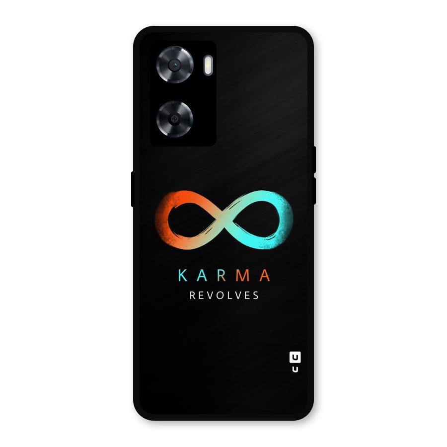 Karma Revolves Metal Back Case for Oppo A57 2022
