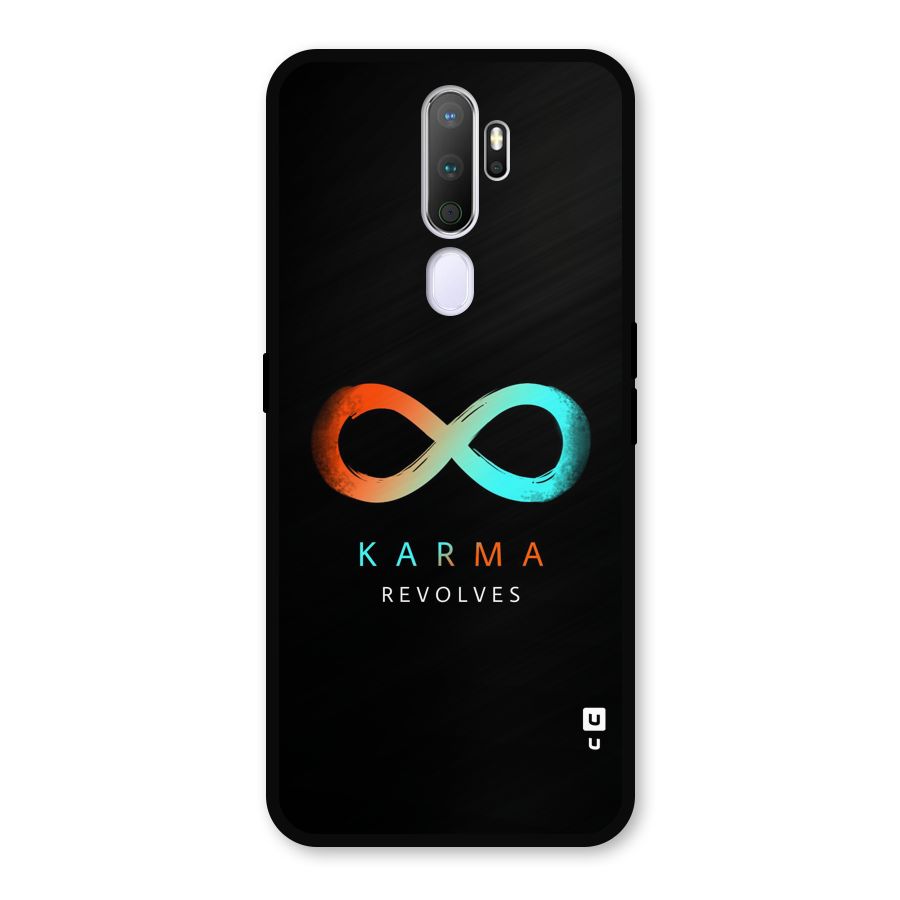 Karma Revolves Metal Back Case for Oppo A9 (2020)