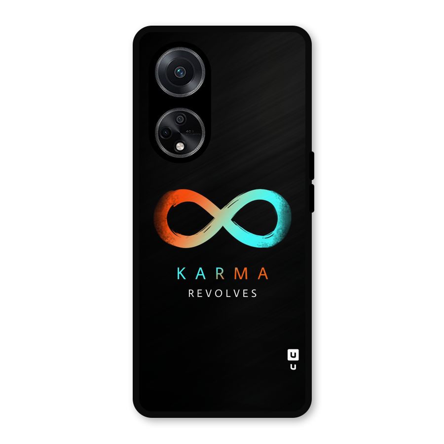 Karma Revolves Metal Back Case for Oppo F23
