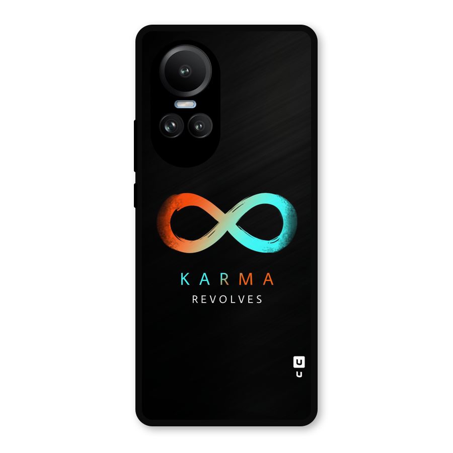 Karma Revolves Metal Back Case for Oppo Reno10