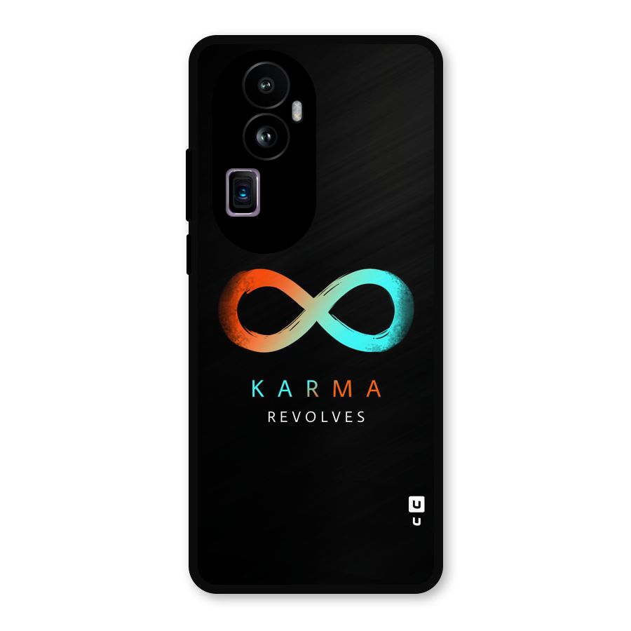 Karma Revolves Metal Back Case for Oppo Reno10 Pro Plus