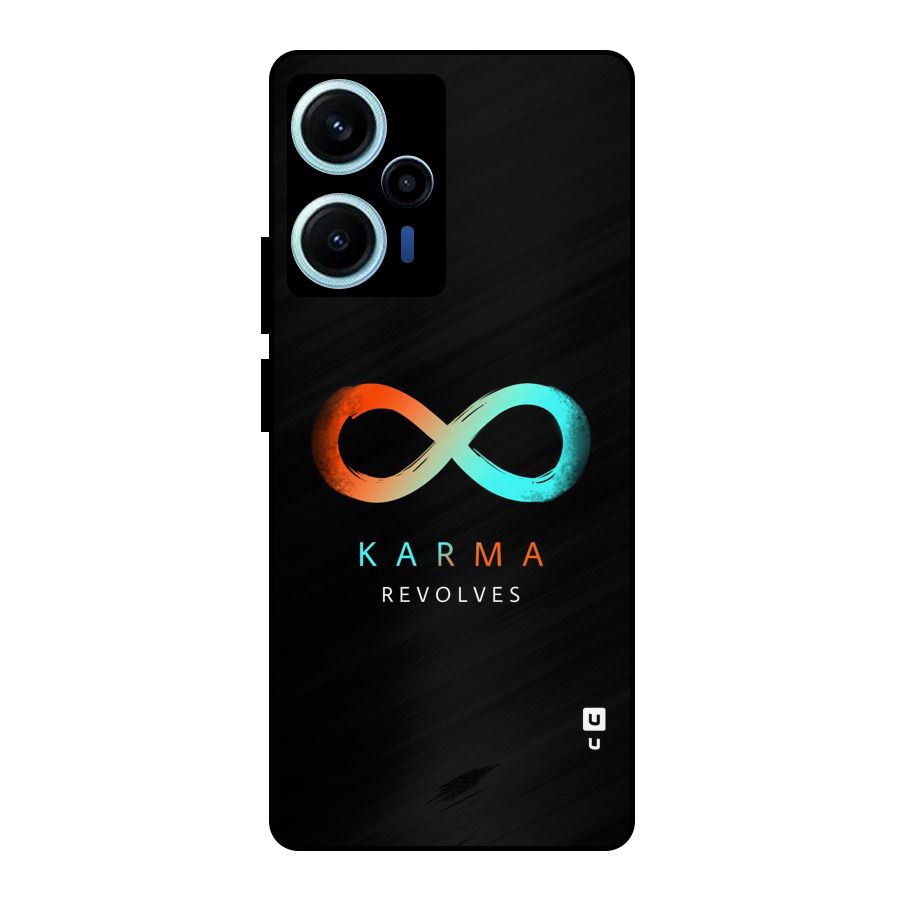Karma Revolves Metal Back Case for Poco F5
