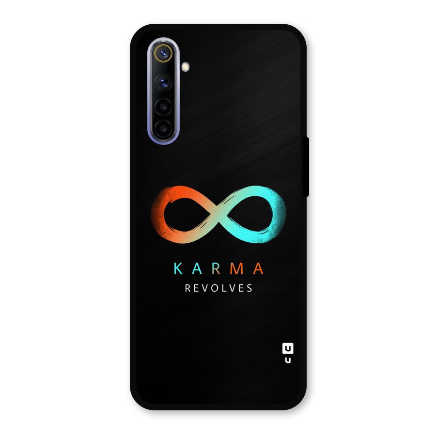Karma Revolves Metal Back Case for Realme 6i