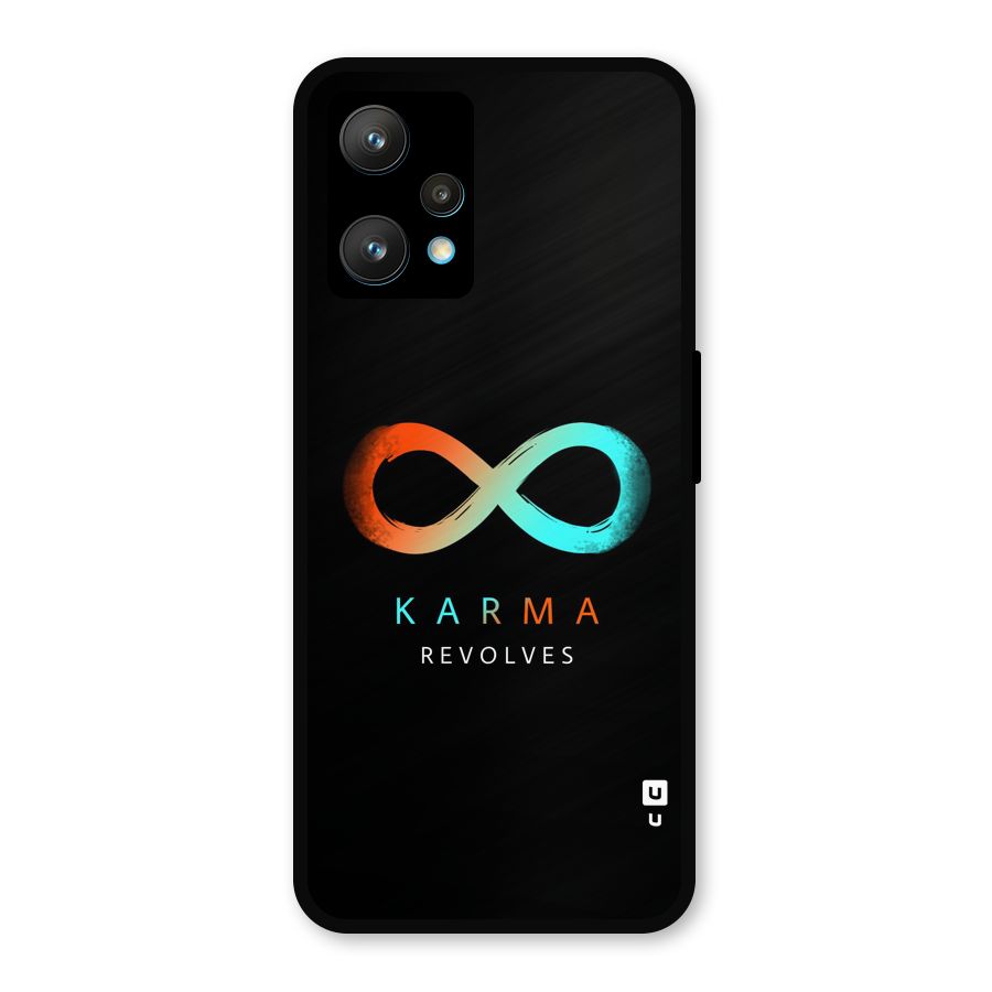 Karma Revolves Metal Back Case for Realme 9
