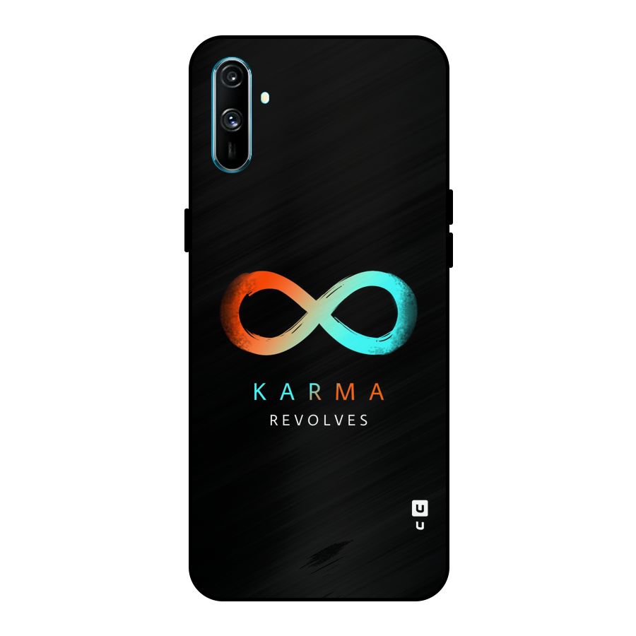 Karma Revolves Metal Back Case for Realme C3