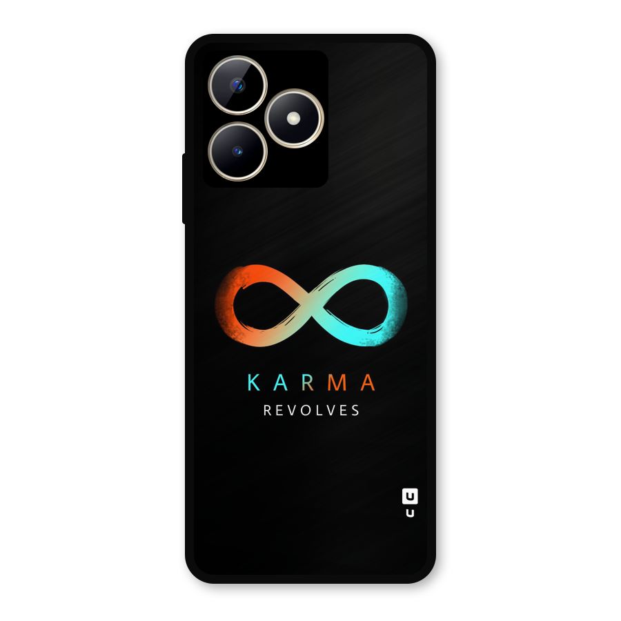 Karma Revolves Metal Back Case for Realme C53