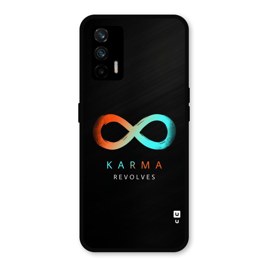 Karma Revolves Metal Back Case for Realme GT 5G