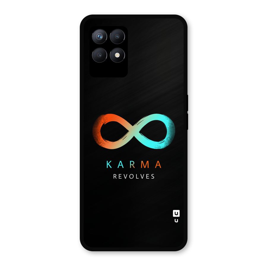 Karma Revolves Metal Back Case for Realme Narzo 50