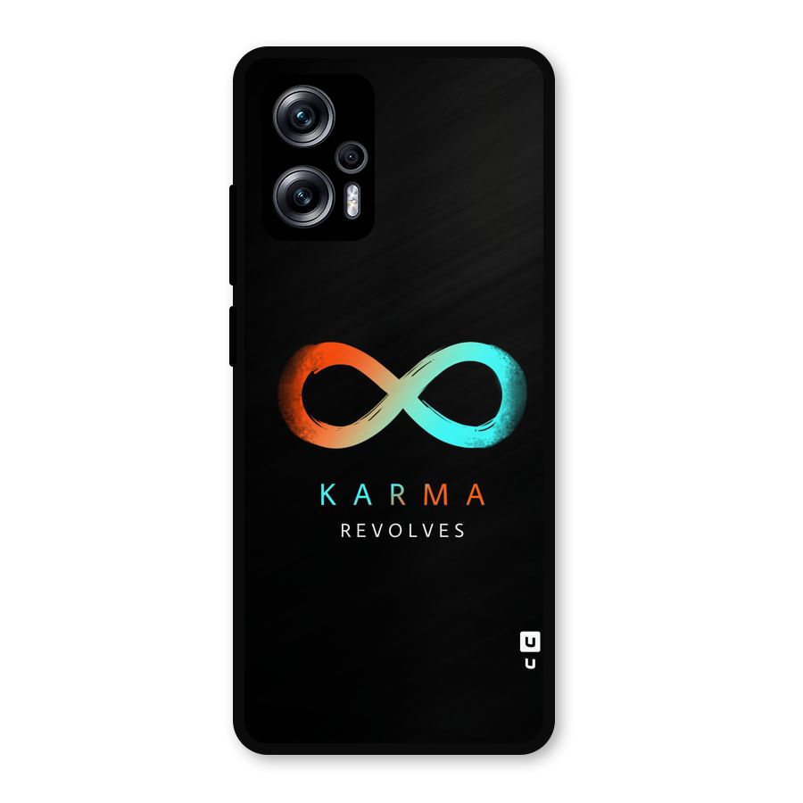 Karma Revolves Metal Back Case for Redmi K50i