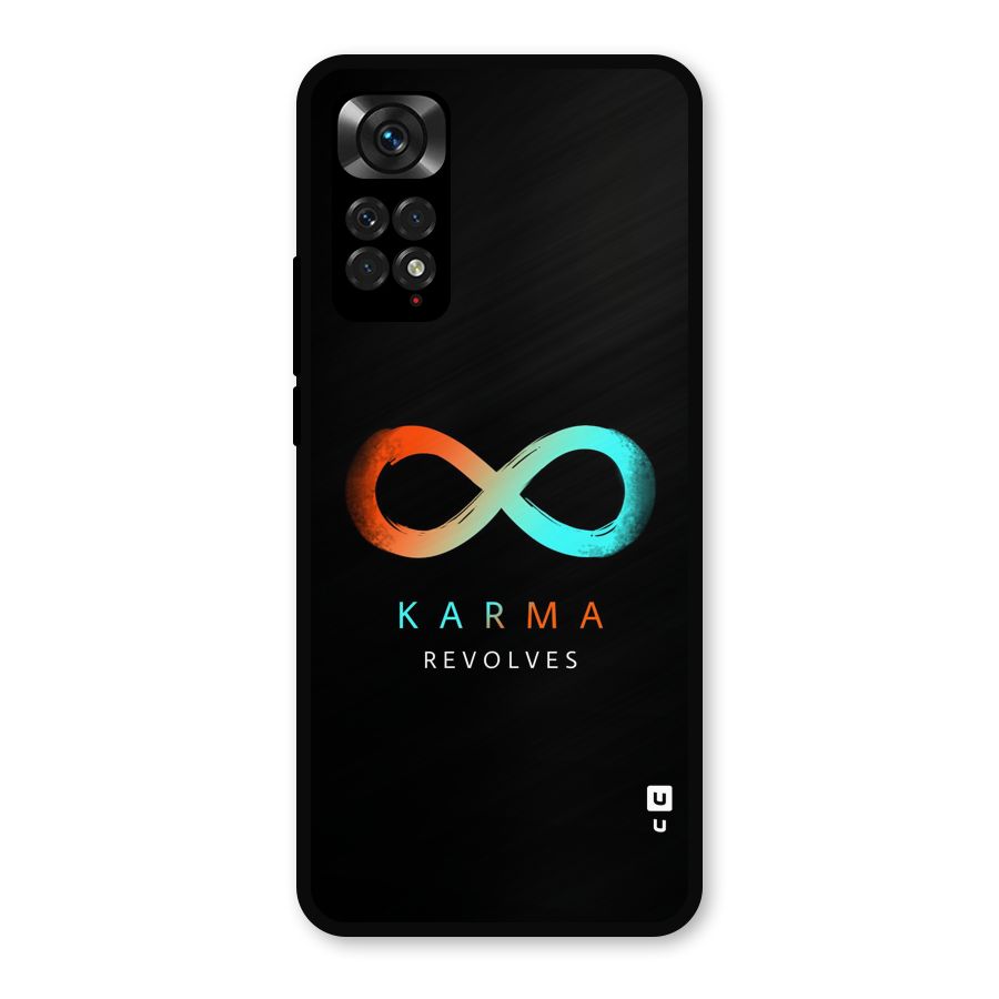 Karma Revolves Metal Back Case for Redmi Note 11
