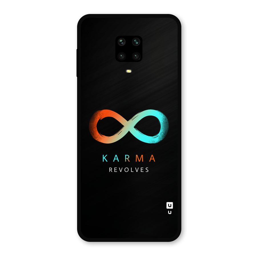 Karma Revolves Metal Back Case for Redmi Note 9 Pro Max