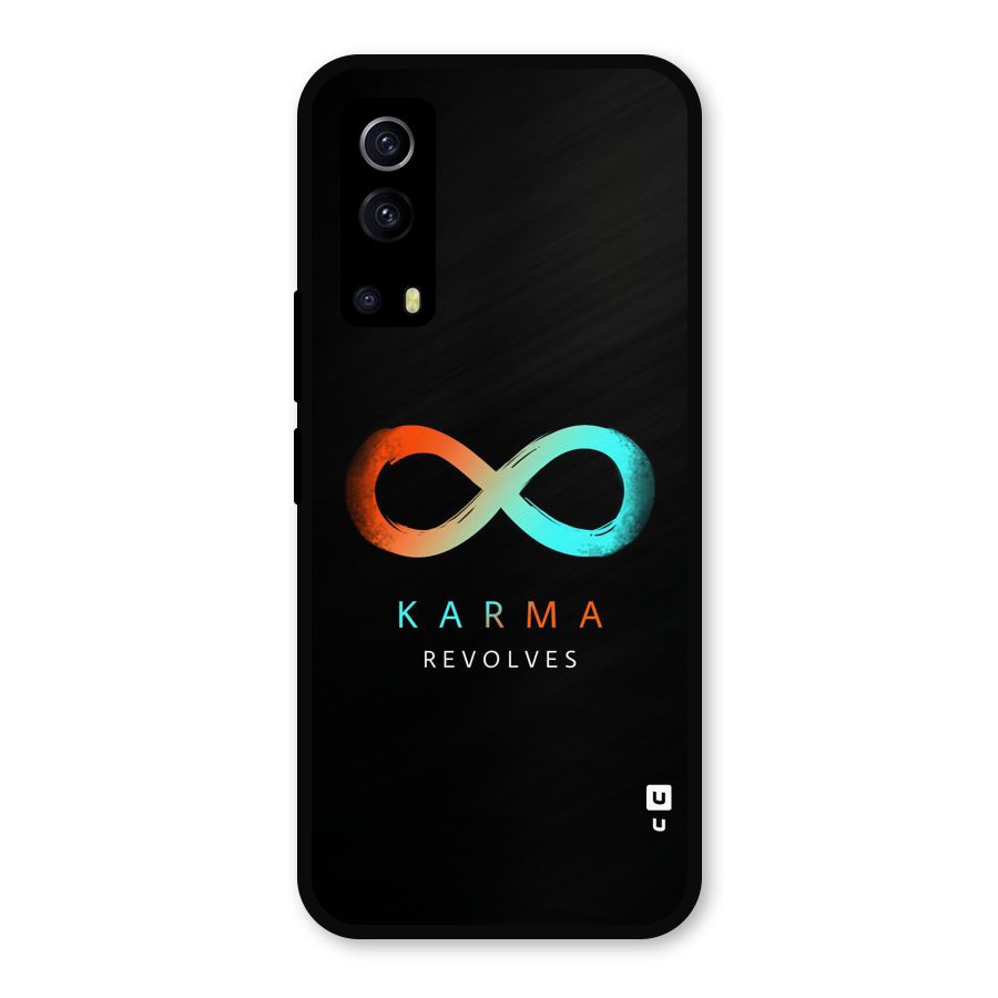Karma Revolves Metal Back Case for iQOO Z3