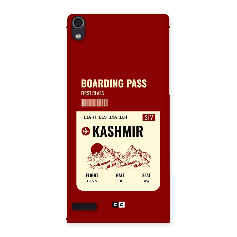 Kashmir Boarding Pass Back Case for Ascend P6
