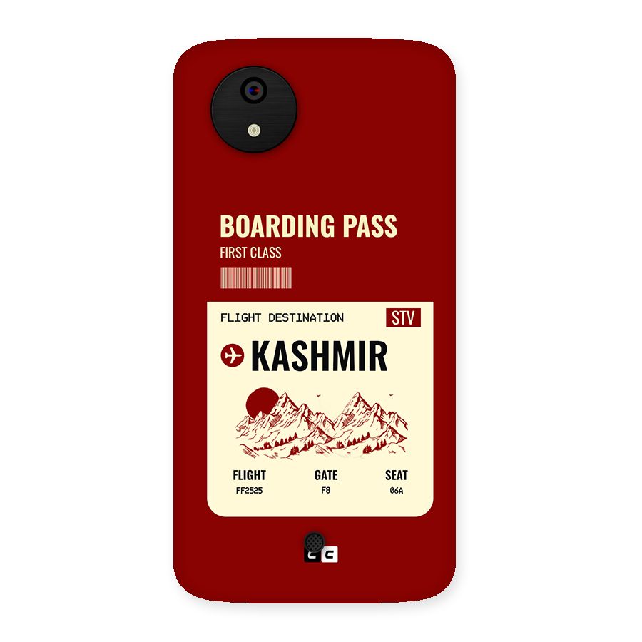 Kashmir Boarding Pass Back Case for Canvas A1  AQ4501
