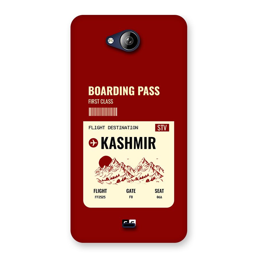 Kashmir Boarding Pass Back Case for Canvas Play Q355