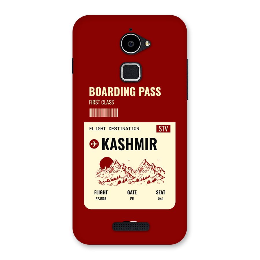 Kashmir Boarding Pass Back Case for Coolpad Note 3 Lite