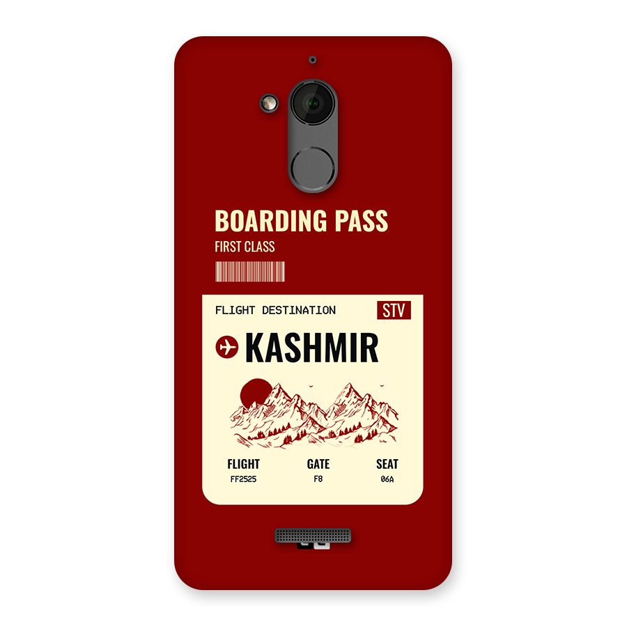 Kashmir Boarding Pass Back Case for Coolpad Note 5