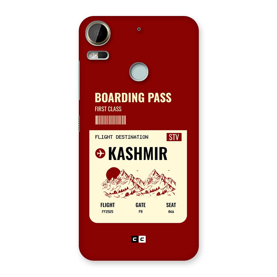 Kashmir Boarding Pass Back Case for Desire 10 Pro