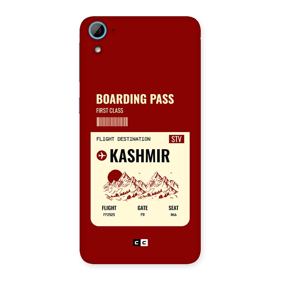 Kashmir Boarding Pass Back Case for Desire 826