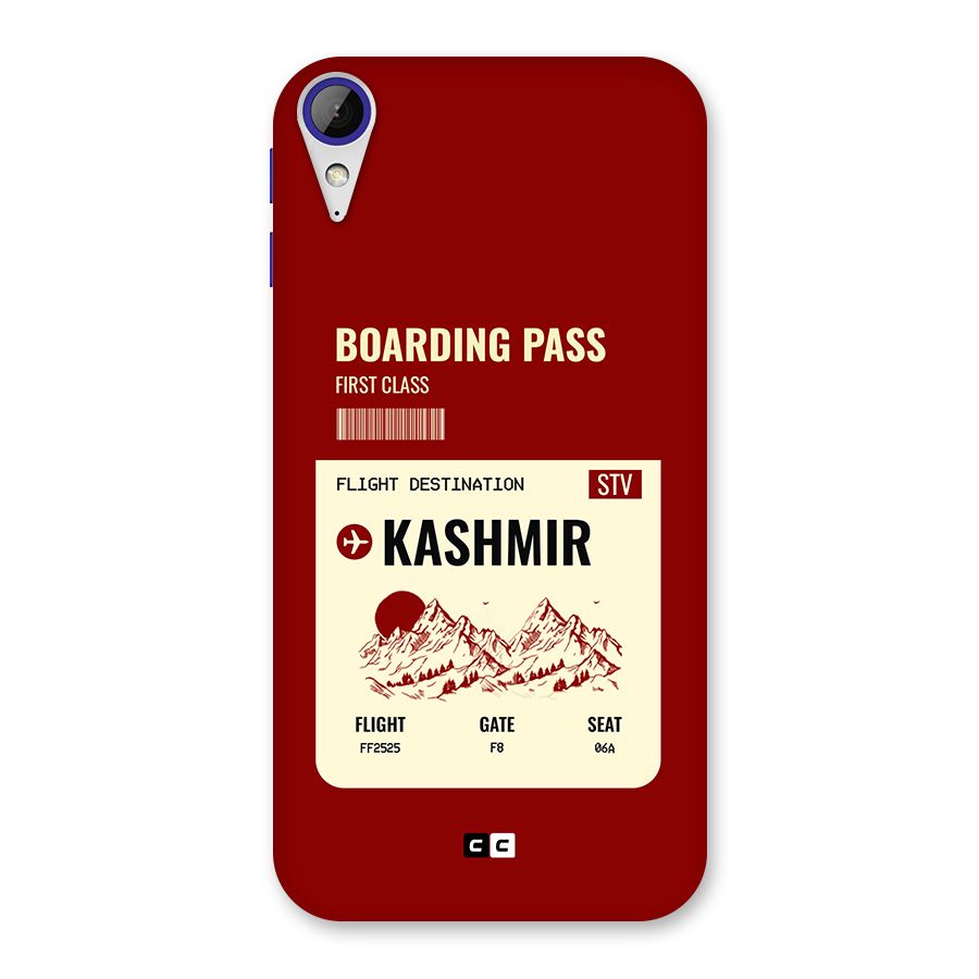 Kashmir Boarding Pass Back Case for Desire 830