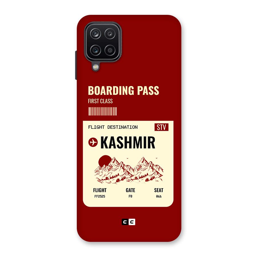 Kashmir Boarding Pass Back Case for Galaxy A12