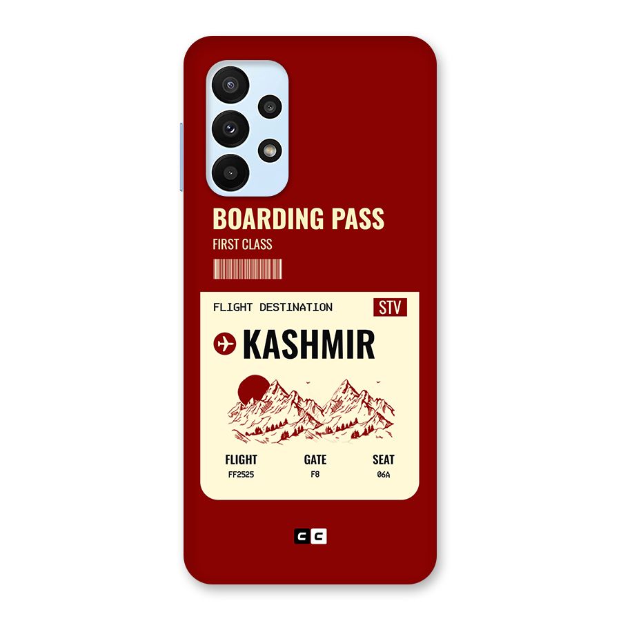 Kashmir Boarding Pass Back Case for Galaxy A23