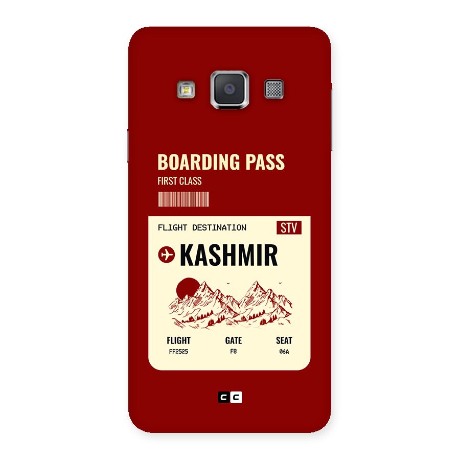 Kashmir Boarding Pass Back Case for Galaxy A3