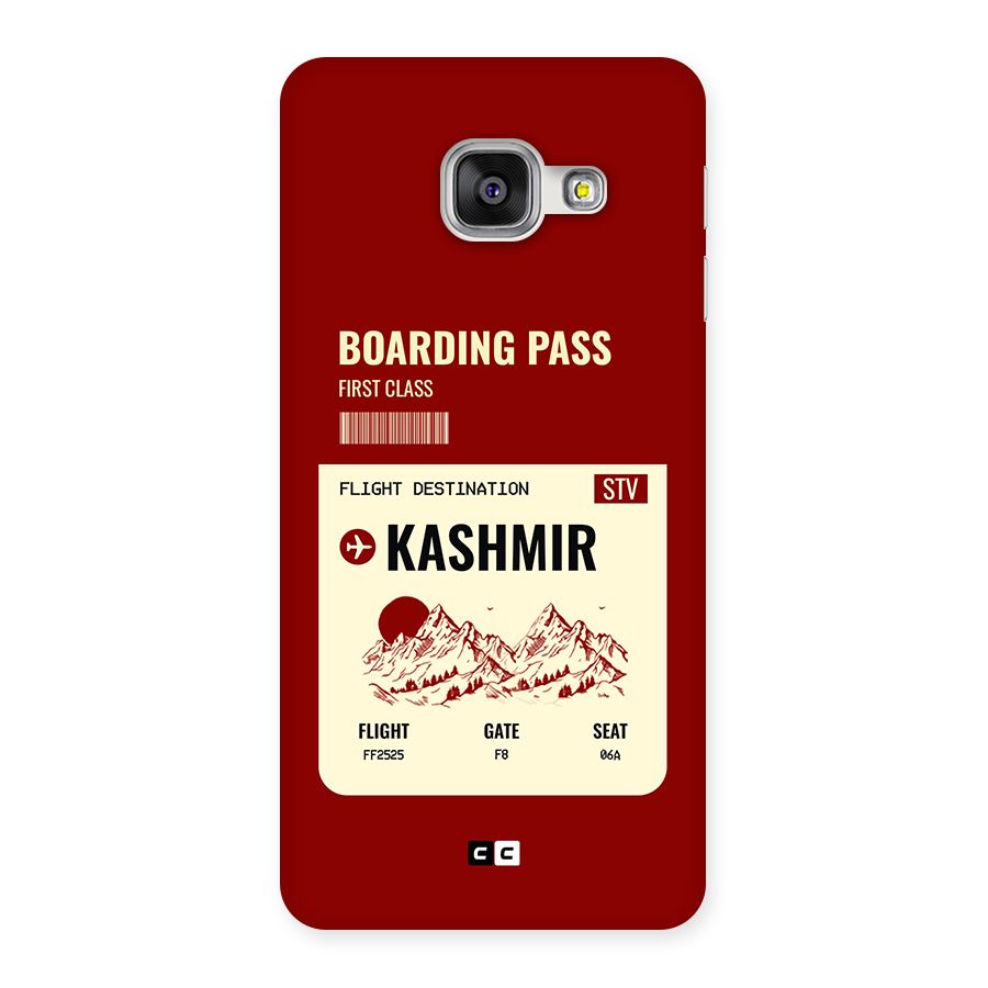 Kashmir Boarding Pass Back Case for Galaxy A3 (2016)