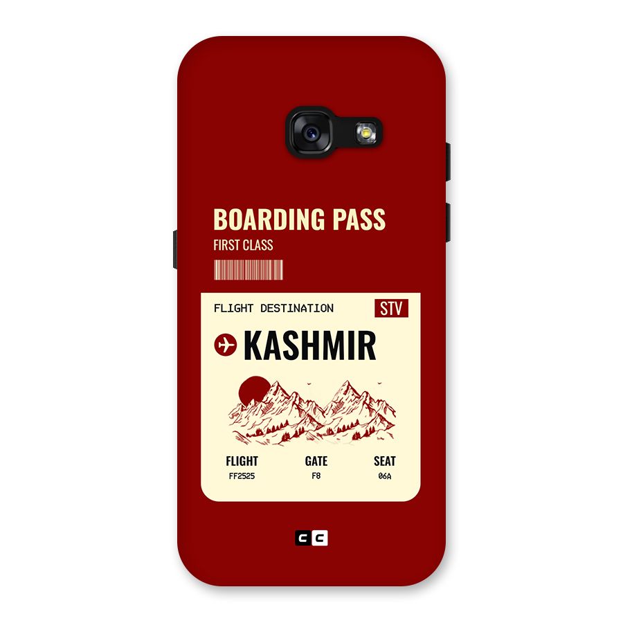 Kashmir Boarding Pass Back Case for Galaxy A3 (2017)