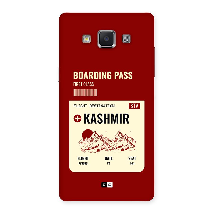 Kashmir Boarding Pass Back Case for Galaxy A5