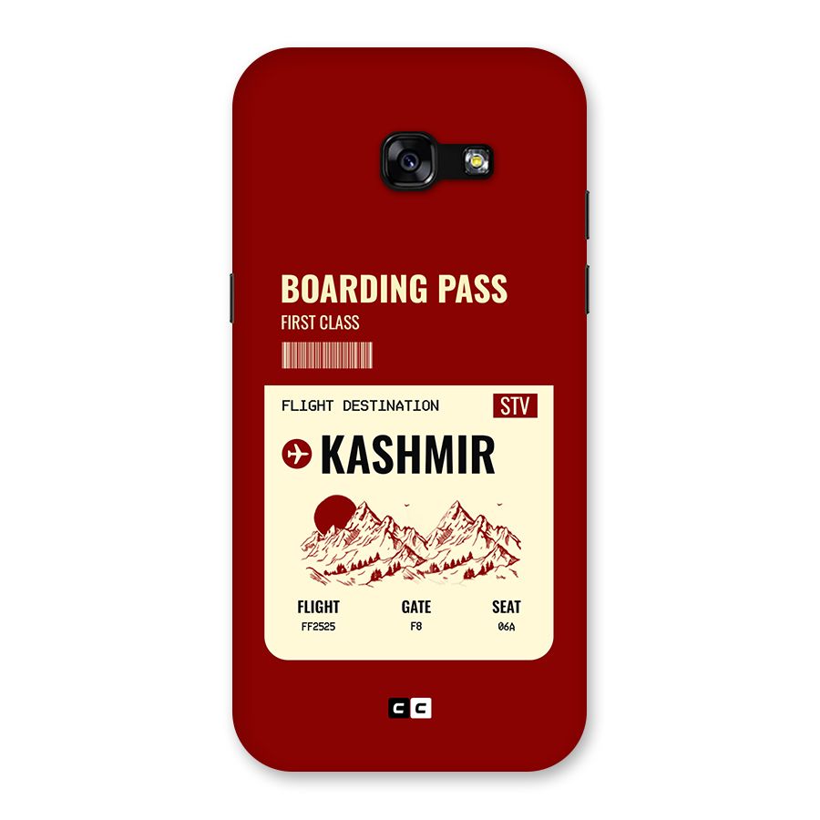 Kashmir Boarding Pass Back Case for Galaxy A5 2017