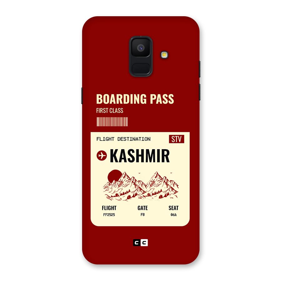 Kashmir Boarding Pass Back Case for Galaxy A6 (2018)