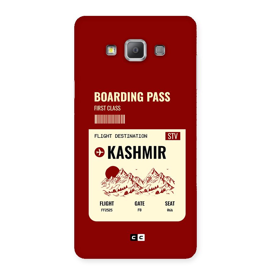 Kashmir Boarding Pass Back Case for Galaxy A7
