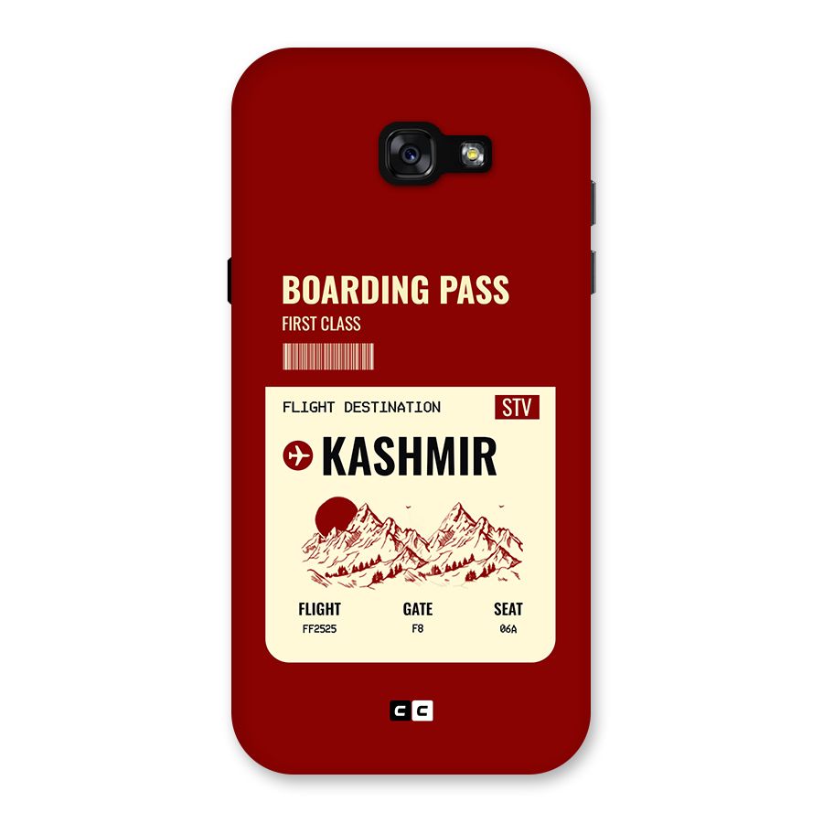 Kashmir Boarding Pass Back Case for Galaxy A7 (2017)