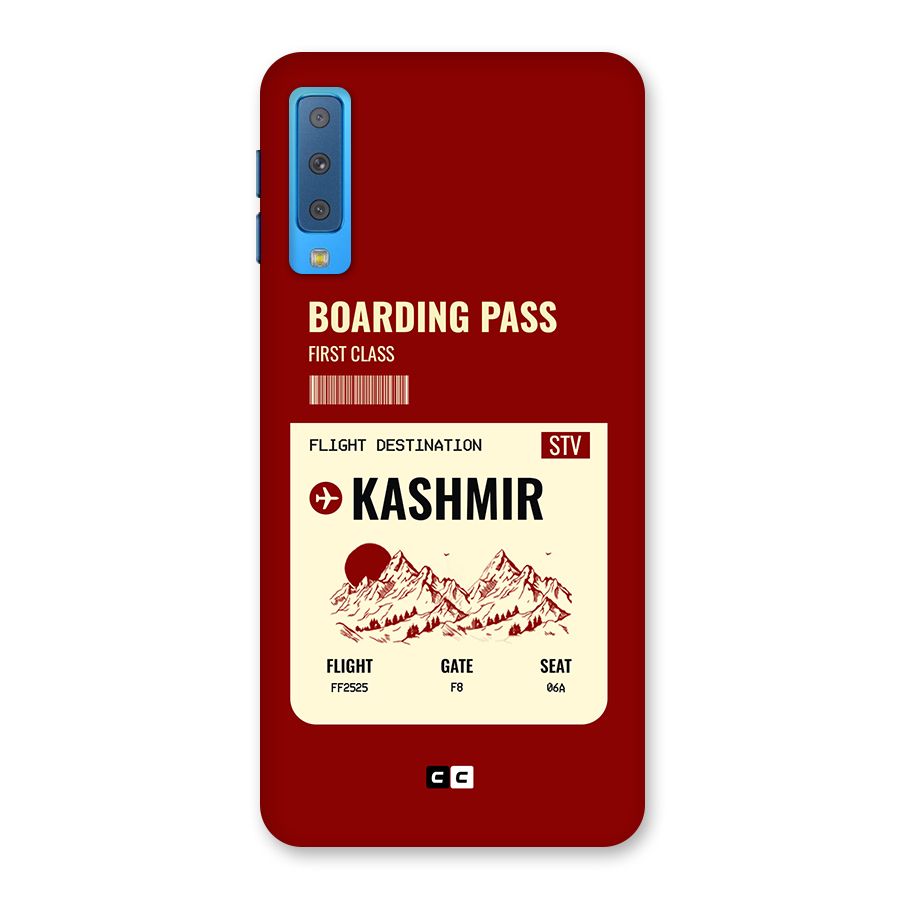 Kashmir Boarding Pass Back Case for Galaxy A7 (2018)