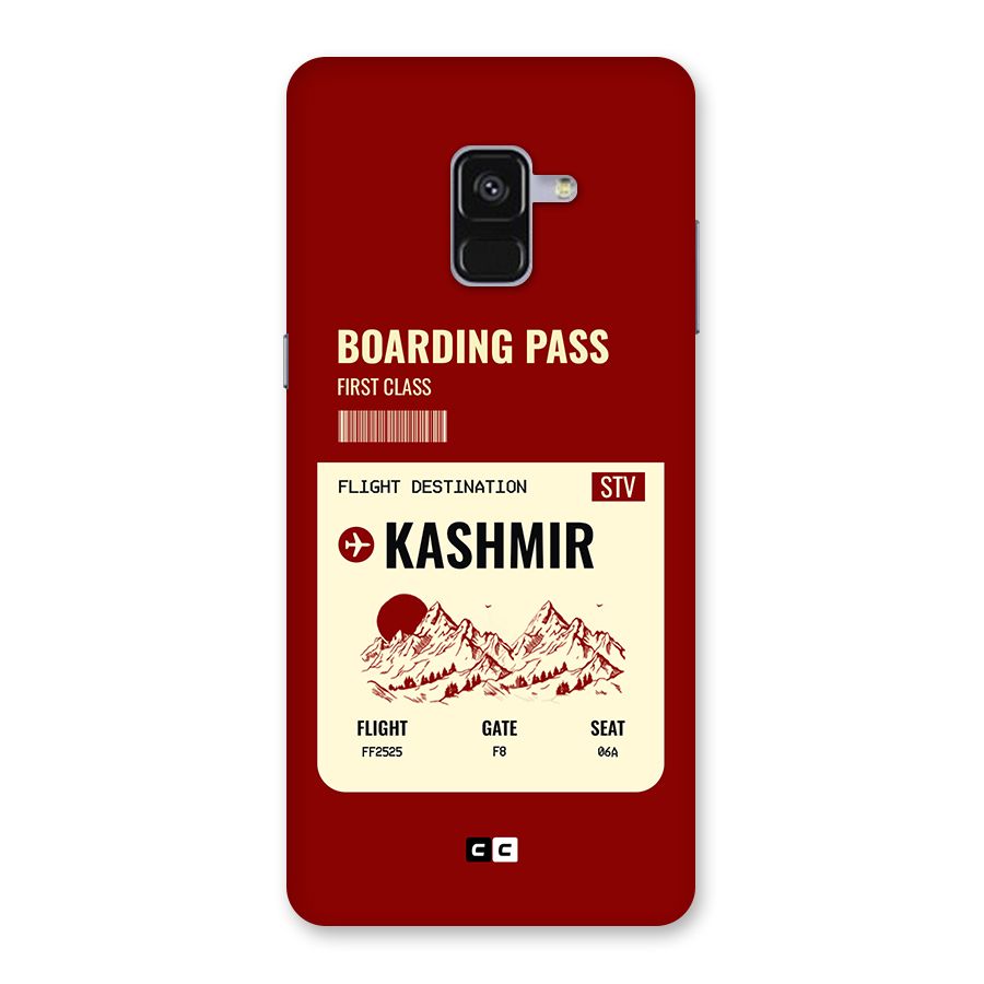 Kashmir Boarding Pass Back Case for Galaxy A8 Plus