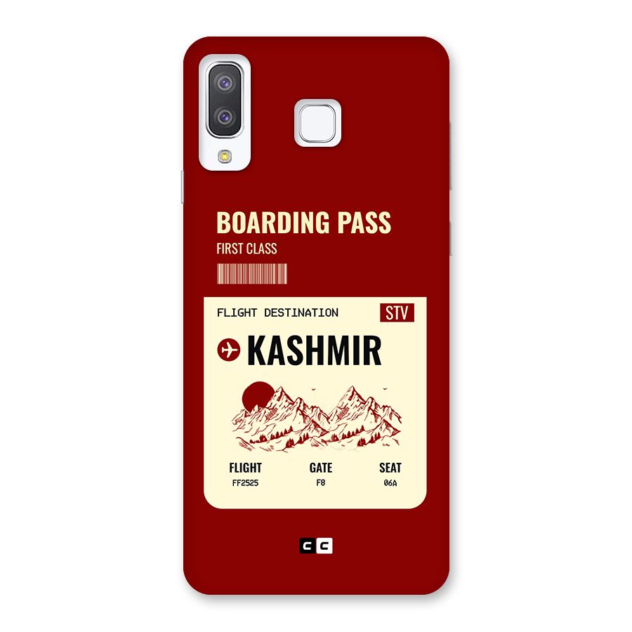 Kashmir Boarding Pass Back Case for Galaxy A8 Star