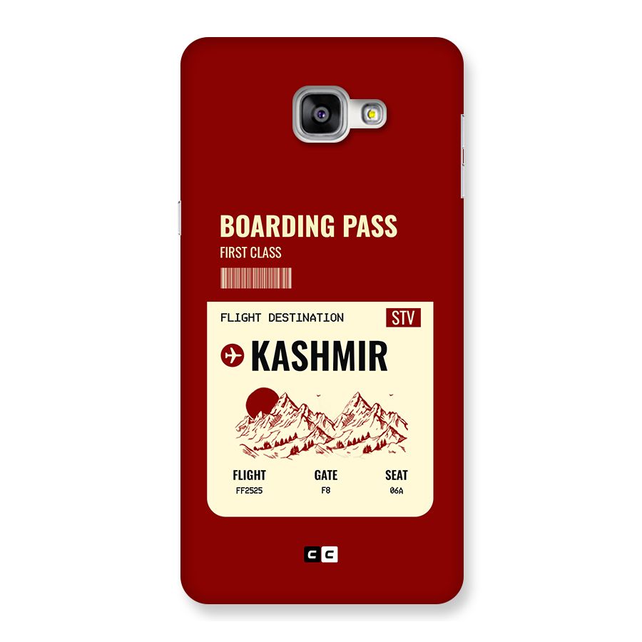 Kashmir Boarding Pass Back Case for Galaxy A9