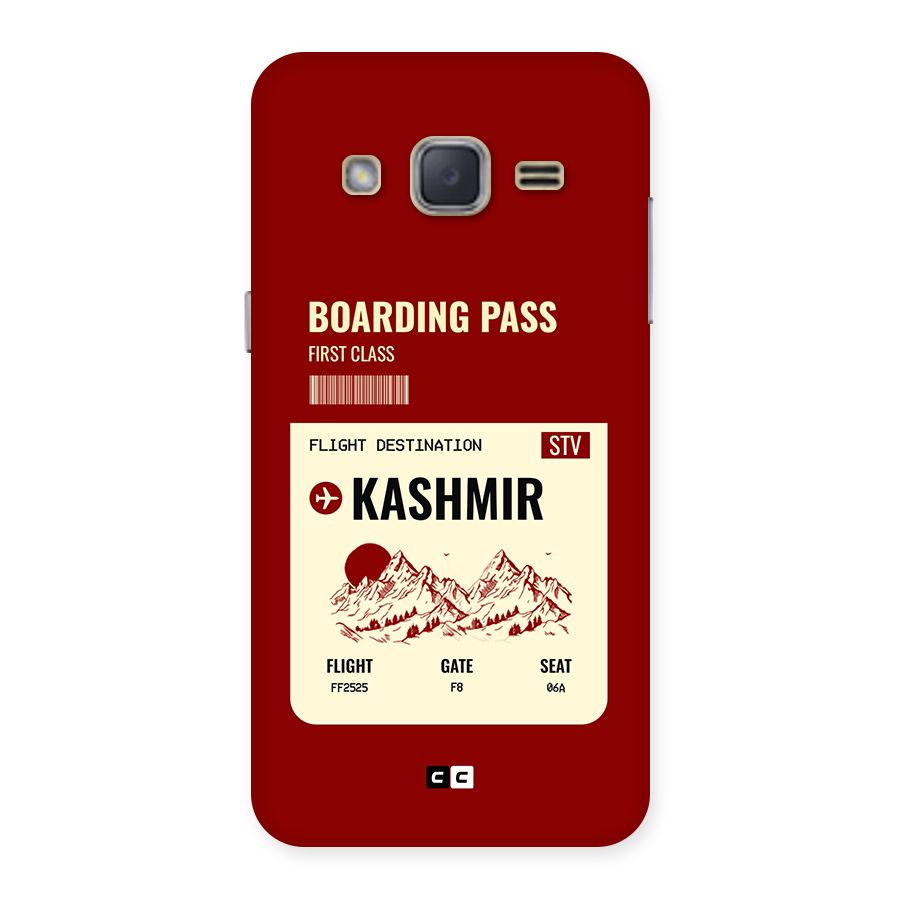 Kashmir Boarding Pass Back Case for Galaxy J2