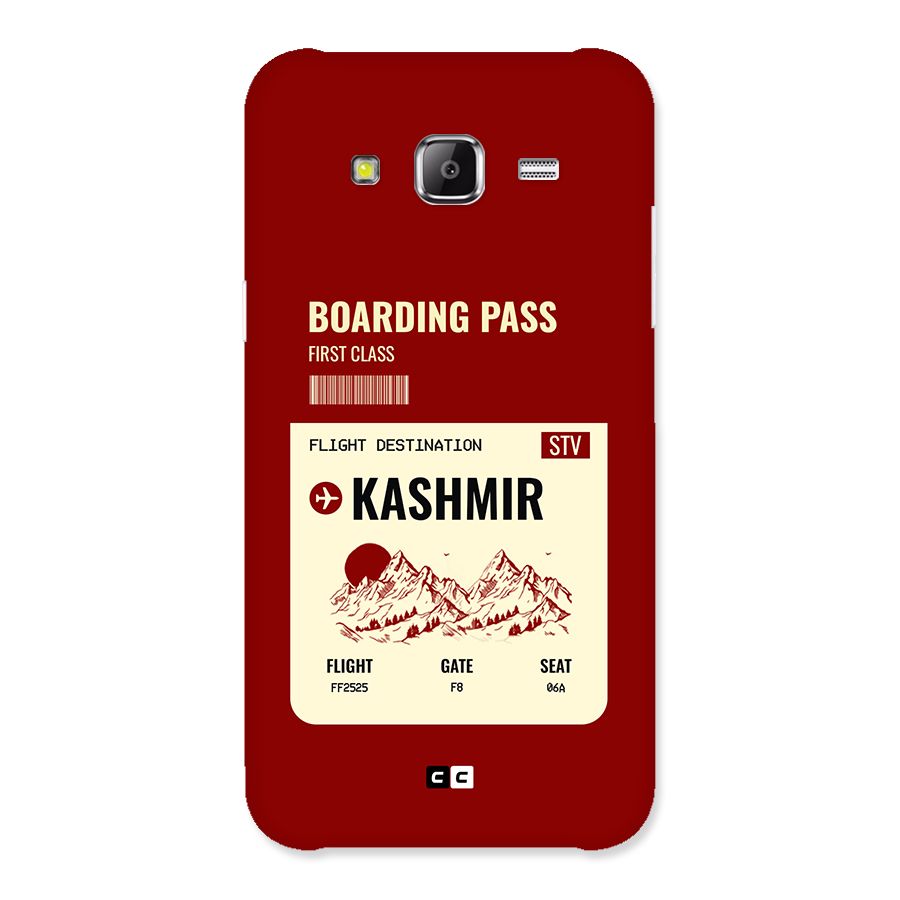 Kashmir Boarding Pass Back Case for Galaxy J2 Prime