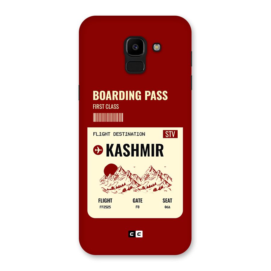 Kashmir Boarding Pass Back Case for Galaxy J6