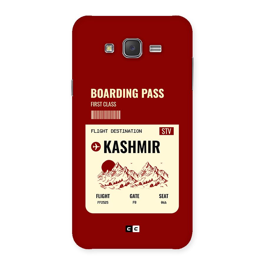 Kashmir Boarding Pass Back Case for Galaxy J7