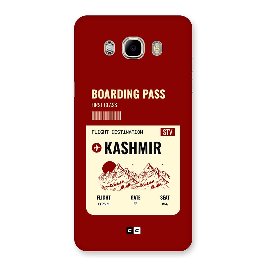 Kashmir Boarding Pass Back Case for Galaxy J7 2016