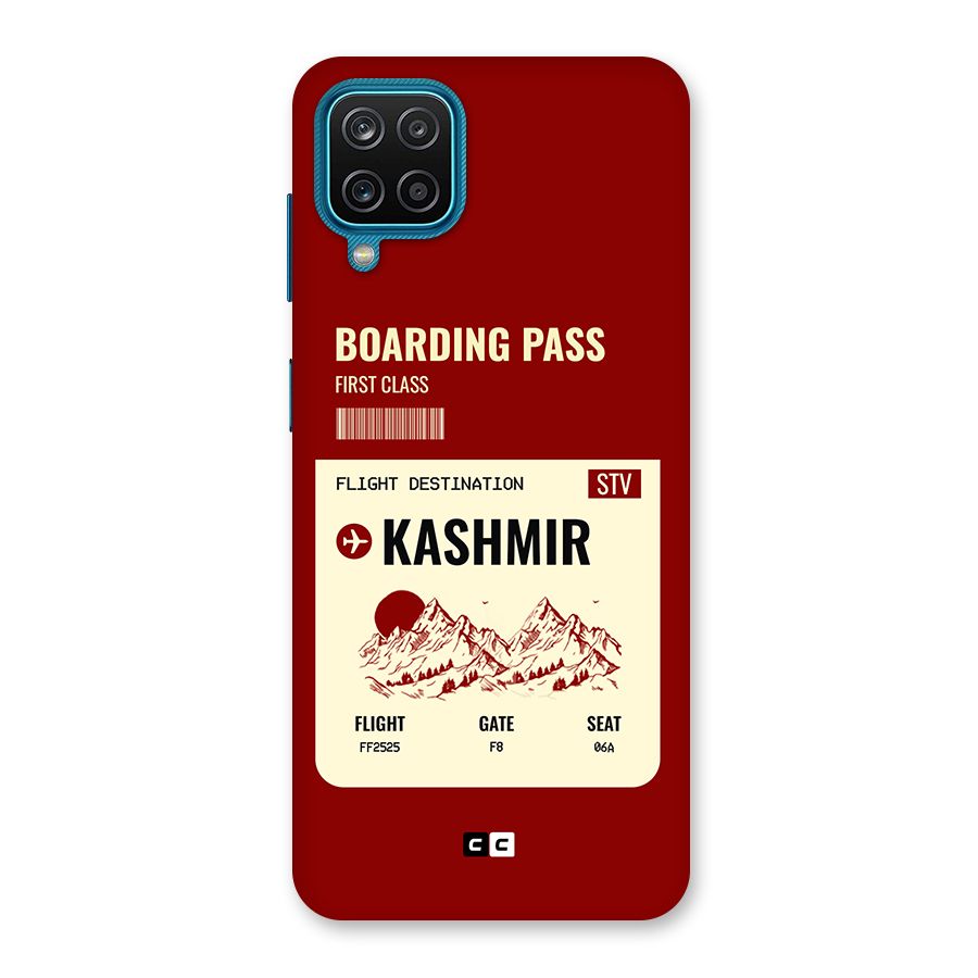 Kashmir Boarding Pass Back Case for Galaxy M12