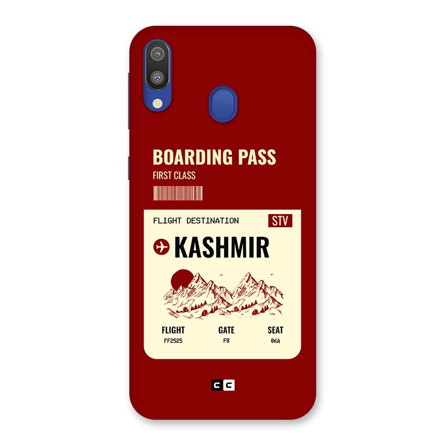 Kashmir Boarding Pass Back Case for Galaxy M20