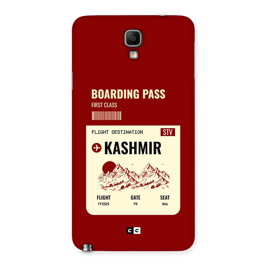 Kashmir Boarding Pass Back Case for Galaxy Note 3 Neo