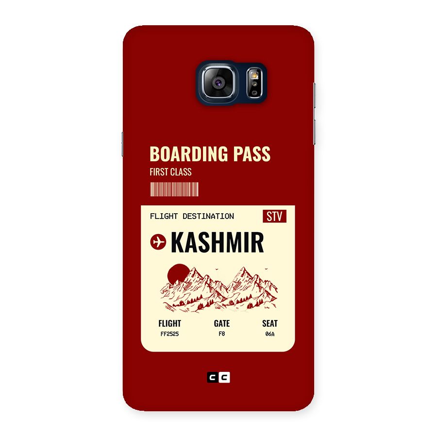 Kashmir Boarding Pass Back Case for Galaxy Note 5