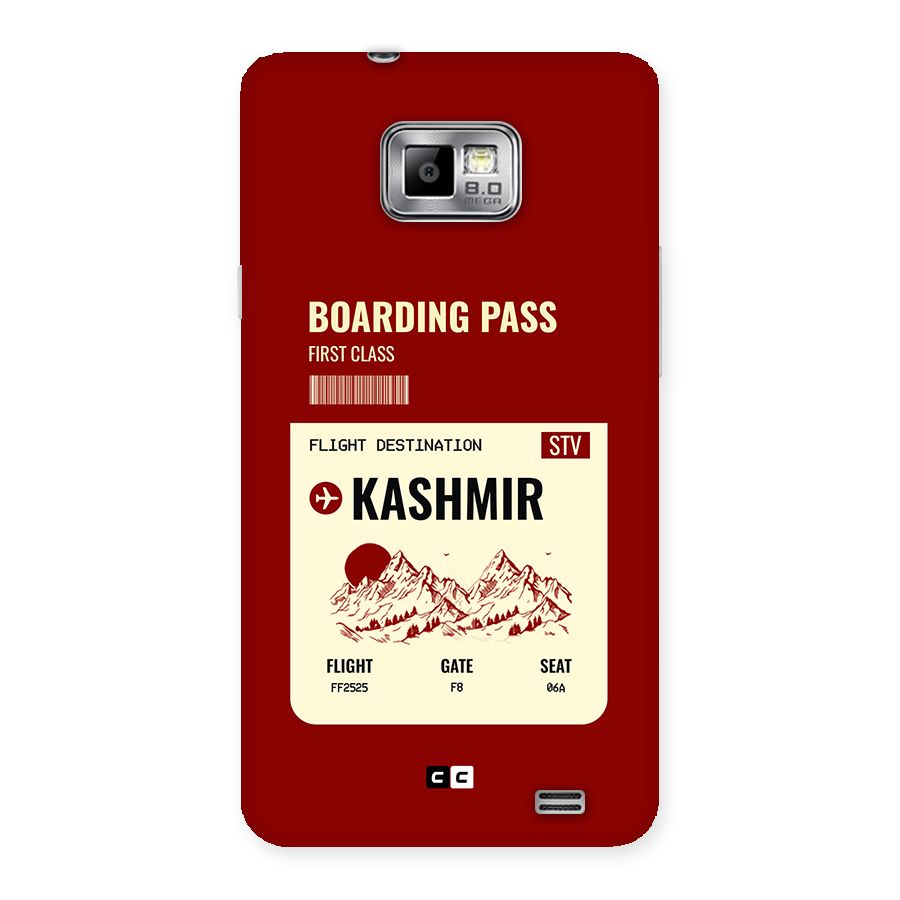 Kashmir Boarding Pass Back Case for Galaxy S2